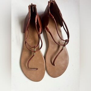 Strappy Leather Sandals Size 11